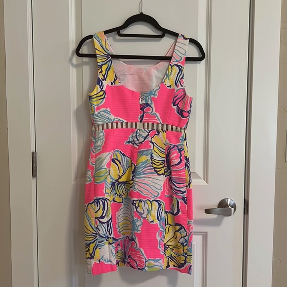 Lilly Pulitzer Shift Dress with cutouts at mid section - Picture 2 of 4